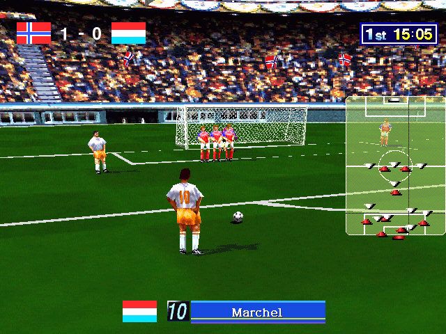 Worldwide Soccer 97 screenshot 5 for Sega Saturn